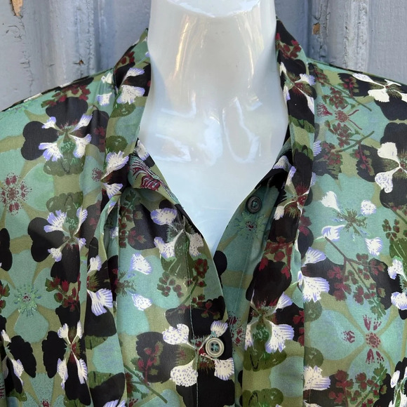 Elan Green Orchid Mini Dress, BNWT,  size Small - Picture 7 of 11